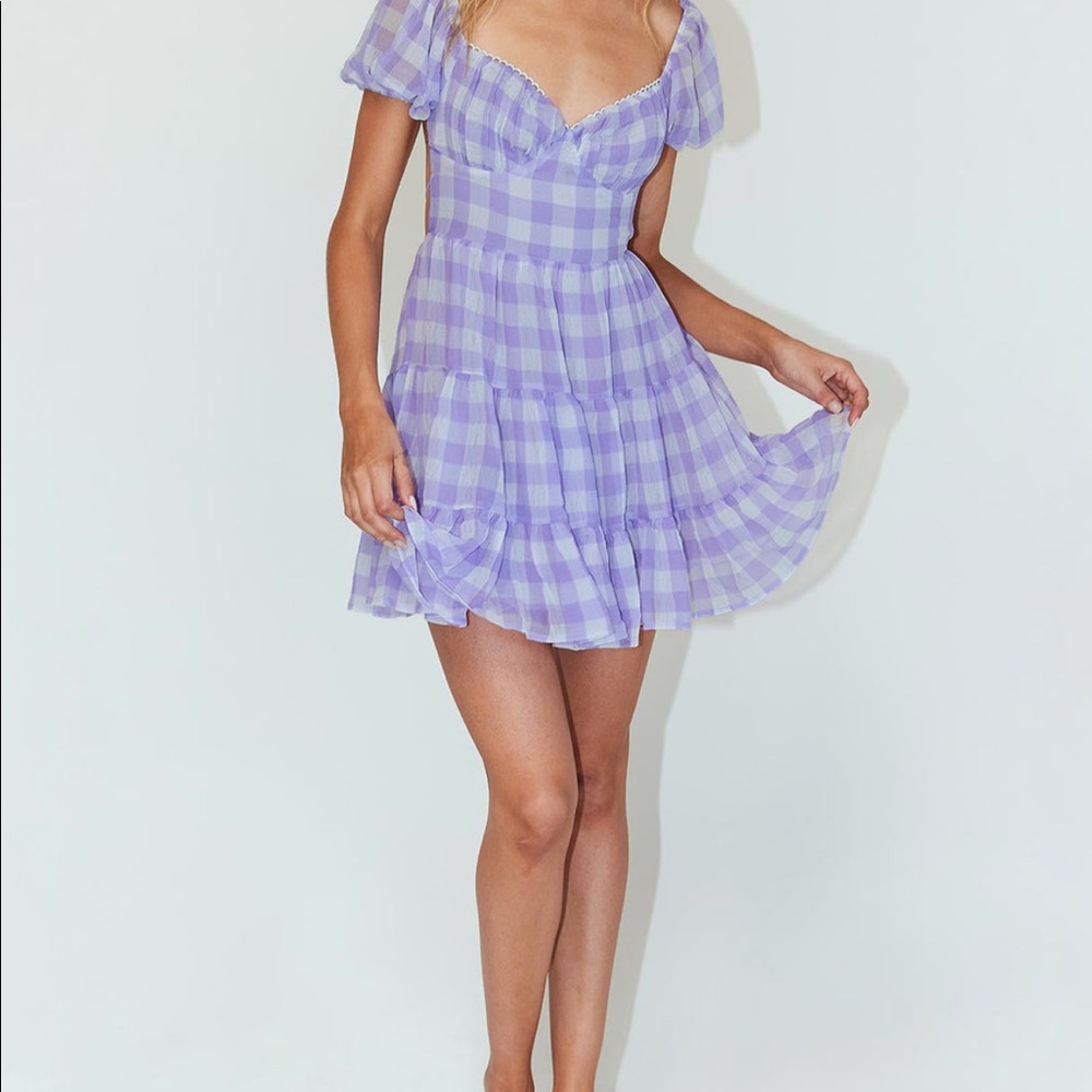 Princess polly danny mini dress lilac nwt